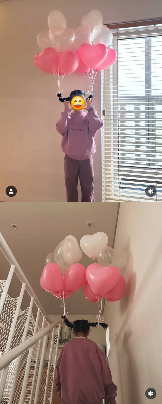 배우 윤상현, 작사가 겸 가수 메이비 부부의 첫째 딸./작사가 겸 가수 메이비 인스타그램