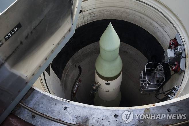 미국 ICBM 미니트맨3 [EPA 연합뉴스 자료사진. 재판매 및 DB 금지]