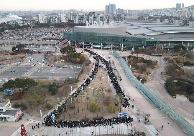 AGF 2024 입장 대기 줄 [AGF 조직위원회 제공. 재판매 및 DB 금지]