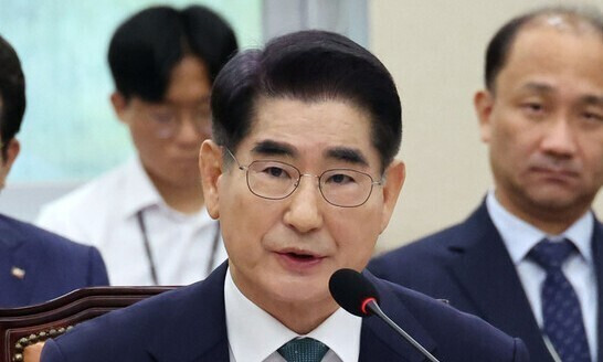 2024년 9월2일 국회에서 열린 인사청문회에서 김용현 국방부 장관 후보자가 의원들의 질의에 대답하고 있다. 김경호 선임기자 jijae@hani.co.kr