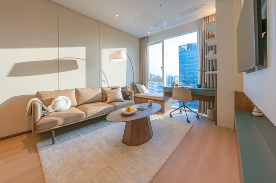 One-bedroom Luxe Suite in Weave Suites - Sunyu Parkside in western Seoul [WEAVE LIVING]