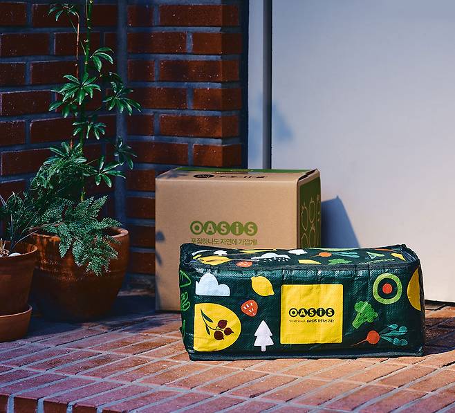 오아시스마켓 보냉백 /사진=오아시스마켓