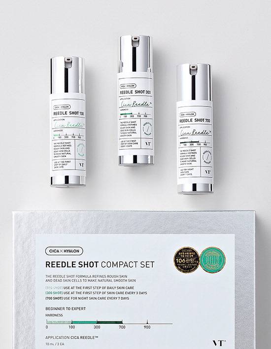 브이티의 대표 상품 '리들샷' 시리즈.  브이티