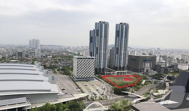 고양시 킨텍스 지원부지 내 S2 호텔부지. (고양시 제공)