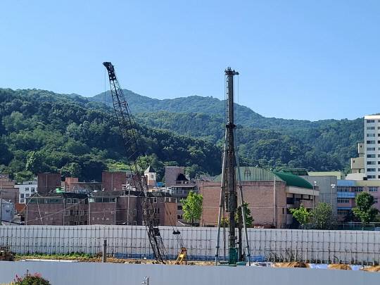 (가칭)대전진로융합교육원 신축공사 현장. 대전교육청 제공