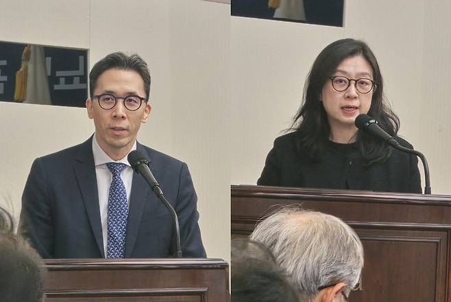 왼쪽부터 서울성모병원 내분비내과 이승환 교수, 분당서울대병원 내분비내과 최성희 교수/사진=정준엽 기자