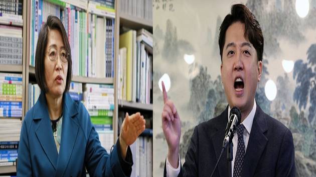 사진은 이수정 교수(왼쪽), 이준석 개혁신당 의원. [사진=연합뉴스]