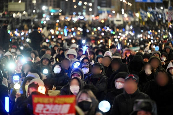 기사와 직접적인 관련 없음. 지난 7일 오후 국회의사당 앞에서 윤 대통령 탄핵 촉구 집회가 열린 모습. 경기일보DB