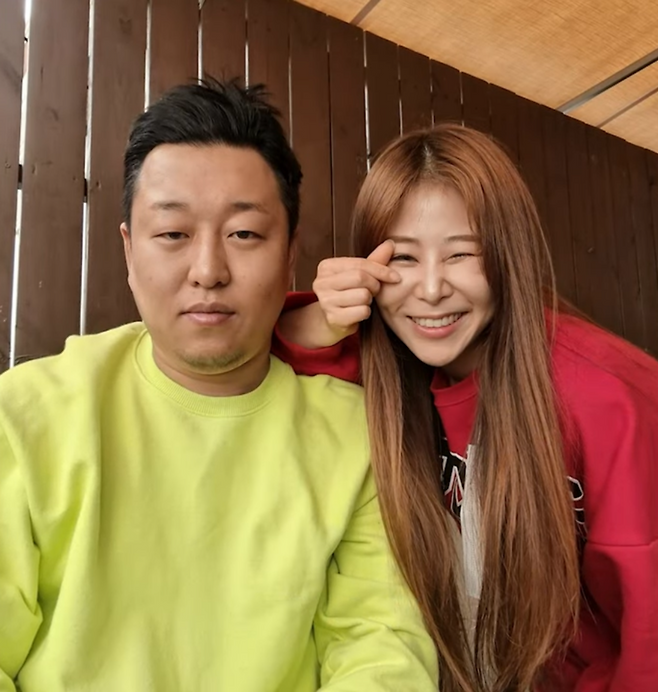 ▲ 故 성용(왼쪽), 박세미. 출처| 박세미 유튜브 캡처