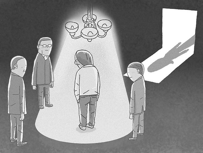 가스라이팅은 타인의 심리나 상황을 교묘하게 조작해 판단력을 마비시켜 지배하는 정신적 학대 행위를 뜻한다. 부부나 부모 자식 등 친밀한 관계에서 일어나는 경우가 많아, 남들이 알아차리기 힘들다. /일러스트=유현호