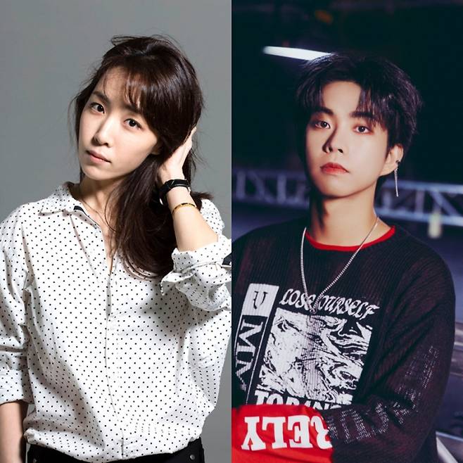 작사가 겸 방송인 김이나(왼쪽), 루시 최상엽. 미스틱스토리.