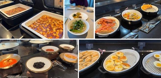모아시스 조식 뷔페 / 사진=홍지연 여행+ 기자