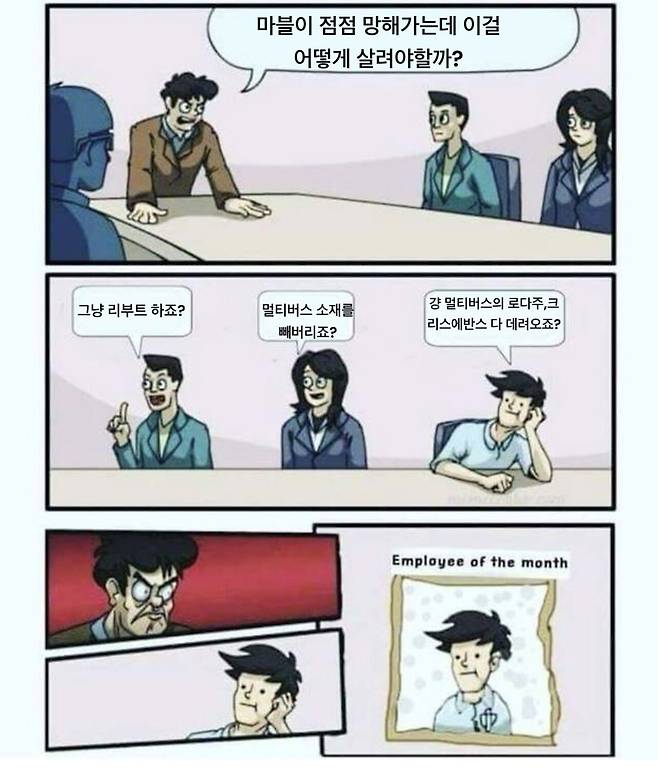 망해가는 mcu 근황