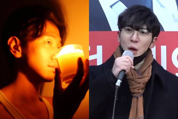 남윤수(왼쪽)와 차강석(사진=SNS, 유튜브 채널 캡처화면)