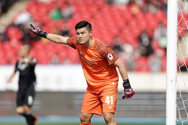 프로 22년 동안 605경기 출전한 김영광 골키퍼. 연합뉴스