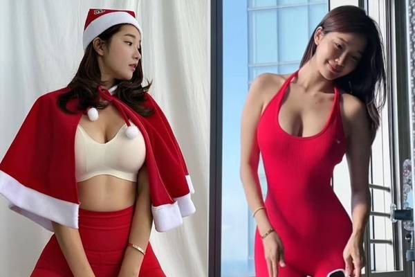 인플루언서 오또맘이 전신 레깅스를 입고 아찔한 몸매를 드러냈다. /사진=오또맘 인스타그램