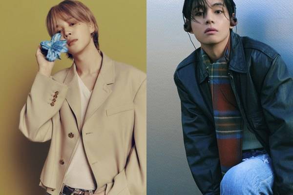 지민(왼쪽), 뷔 / 사진=빅히트 뮤직