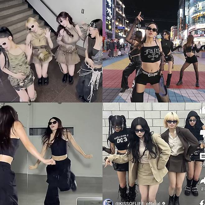 사진=키스오브라이프 공식 유튜브 채널, 아트비트, Aloha채롱.