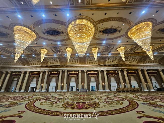 'AAA 2024' 레드카펫이 펼쳐질 예정인 로얄 주빌리 볼룸(Royal Jubilee Ballroom) /사진=스타뉴스