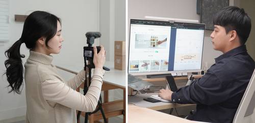 송은선 대표(왼쪽)와 이강민 대표. [자료:카페24]