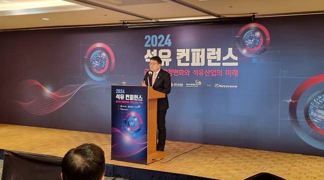최남호 산업통상자원부 2차관이 축사를 하고 있다. 사진=김재민 기자&nbsp;