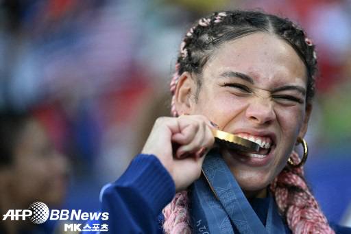 데니스 로드먼의 딸 트리니티는 미국 여자 축구대표로 성장했다. 사진=ⓒAFPBBNews = News1