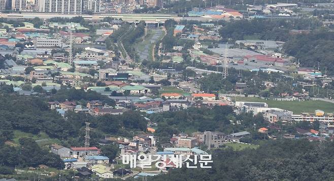 경기도 하남시 교산지구 일대 모습.  <매경DB>