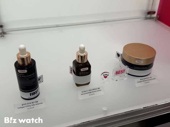 와이레스가 북촌 플래그십 스토어에서 다양한 인디 브랜드 제품들을 선보이고 있다./사진=윤서영 기자 sy@