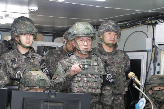 강호필 지작사령관. 연합뉴스