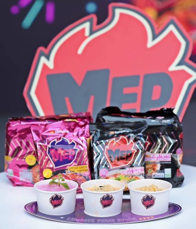 맵(MEP) 팝업스토어 내부 모습.ⓒ삼양식품