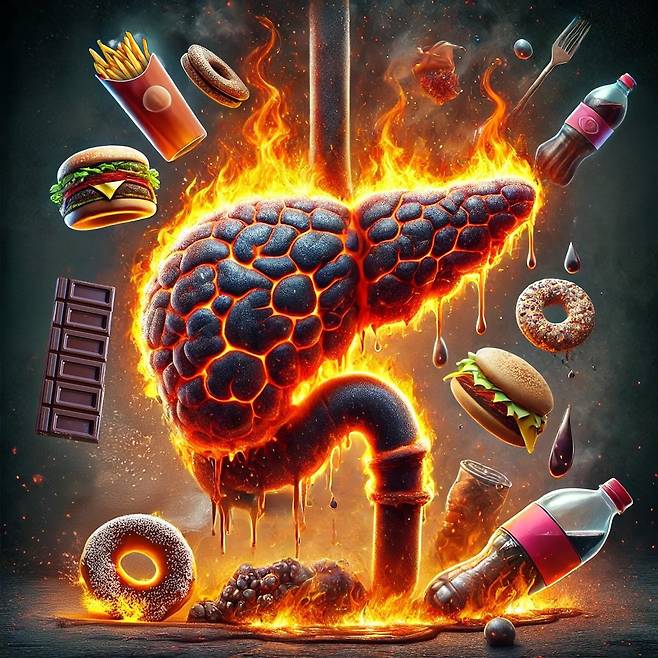 나쁜 음식은 췌장을 불타게 한다. 당뇨병은 숯덩이가 된 췌장이 만든 병이다.