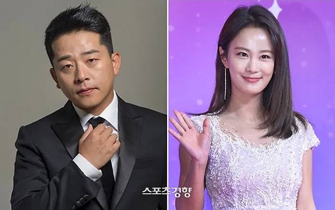 왼쪽부터 김준호, 김지민