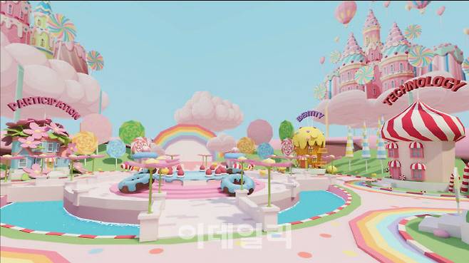 디지털시민 교육을 위해 경기도교육청이 개발한 메타버스 플랫폼 ‘하이랜드’. 내년 초 중학생 콘텐츠가 공개된다.(사진=경기도교육청)