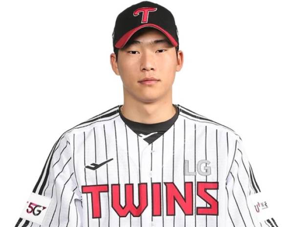 지난 17일 음주운전이 적발된 LG 내야수 김유민. LG 홈페이지 캡처