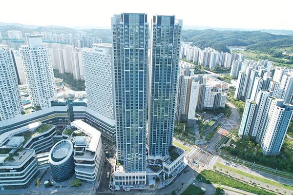 [동탄호수공원 대방 엘리움 레이크파크. 대방산업개발 제공]