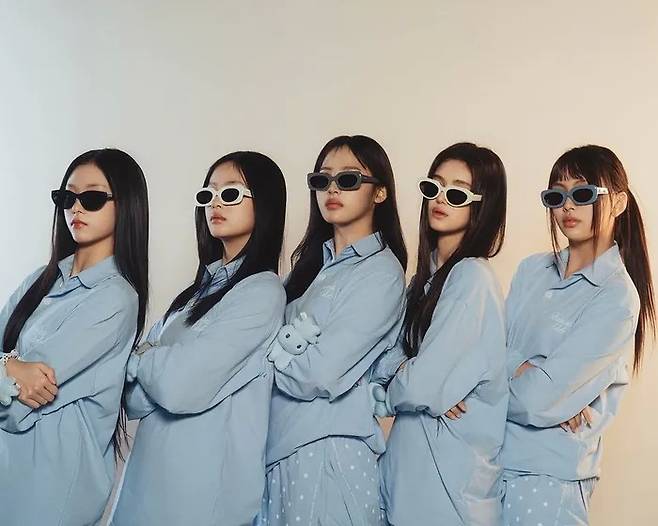 뉴진스 멤버들. SNS 캡처