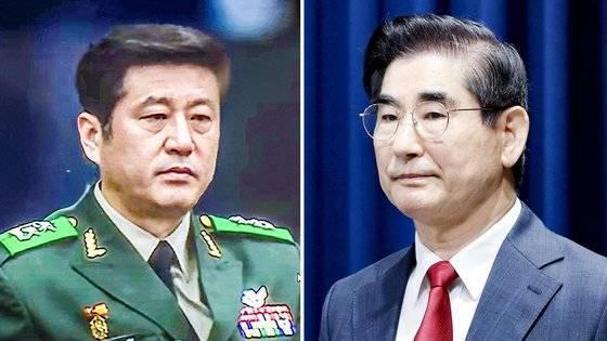 12·3 비상계엄 사전 모의 의혹의 핵심 축인 노상원 전 정보사령관(왼쪽)과 김용현 전 국방부 장관. 중앙포토