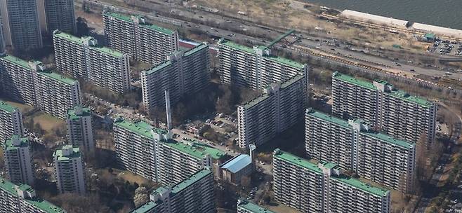 서울 송파구 잠실주공 5단지 전경.  [사진출처=연합뉴스]