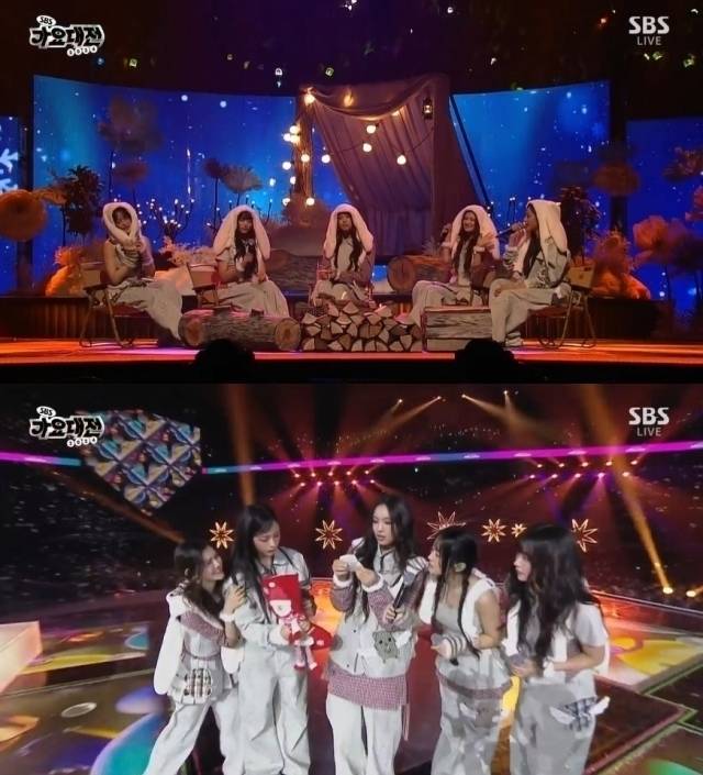 그룹 뉴진스의 무대 / SBS '가요대전'