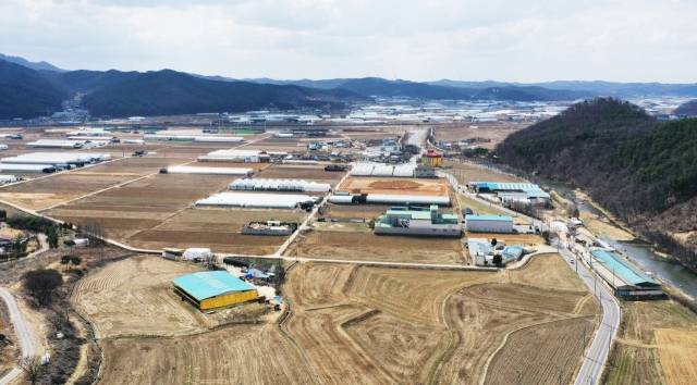 삼성 시스템 반도체 클러스터가 들어설 경기도 용인시 처인구 남사읍 일대 모습. [연합]