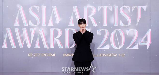 배우 최보민이 27일 오후 태국 방콕 임팩트 챌린저 홀 1-2(IMPACT Challenger Hall 1-2)에서 진행된 '제 9회 아시아 아티스트 어워즈'(The 9th Asia Artist Awards, 이하 'AAA 2024')' 레드카펫 행사에 참석해 포즈를 취하고 있다. 2024.12.27 /사진=김창현 chmt@