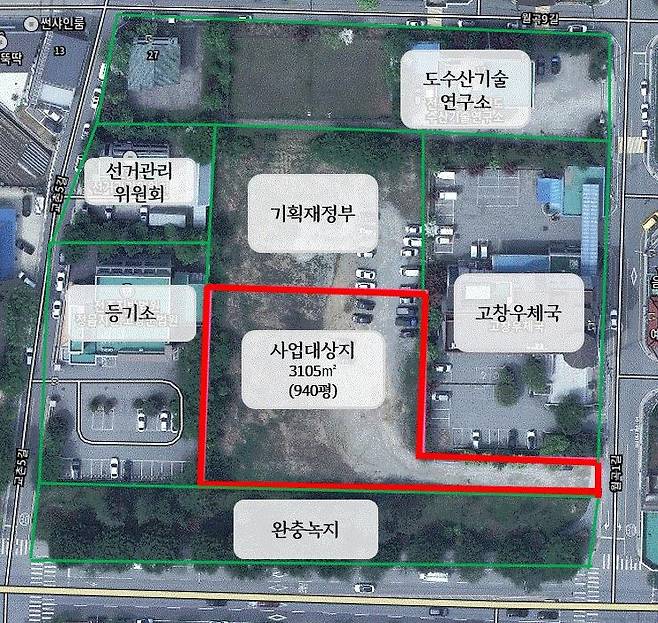 고창 로컬푸드직매장 사업대상지 [고창군 제공. 재판매 및 DB 금지]