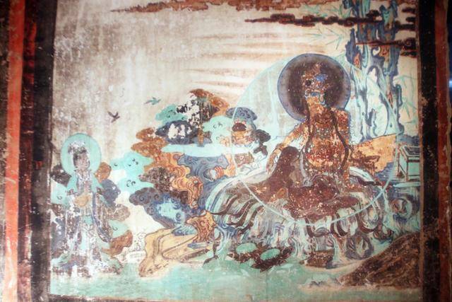 서하릉박물관에 전시된 유림굴 2호굴 수월관음 복제품. ⓒ최종명