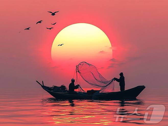 2025 신년기획 '희망'을 주제로 인공지능(AI)이 만든 가상의 이미지. AI 기반 이미지 생성 도구인 미드저니(MidJourney)가 만든 이미지로 새해일출, 희망, 가족, 행복 등의 명령어를 입력한 결과물이다. 2024.12.31/뉴스1 ⓒ News1 박지혜 기자