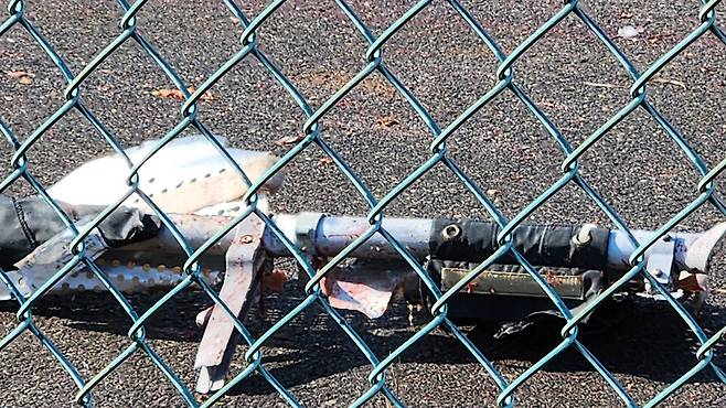 추락 항공기 잔해 ⓒ시사저널 정성환