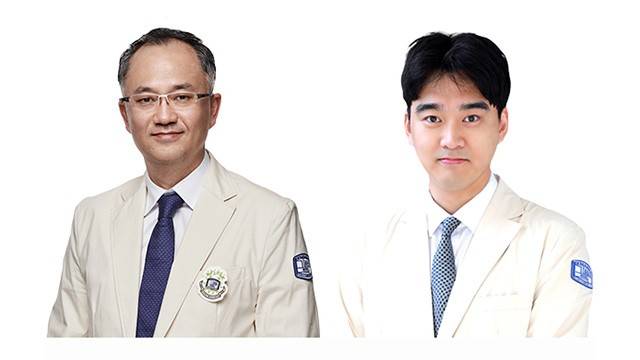 (좌측부터) 김영훈 교신저자, 방청원 제1저자｜출처: 가톨릭대학교 서울성모병원