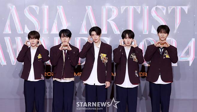 그룹 NCT 위시가 27일 오후 태국 방콕 임팩트 챌린저 홀 1-2(IMPACT Challenger Hall 1-2)에서 진행된 '제 9회 아시아 아티스트 어워즈'(The 9th Asia Artist Awards, 이하 'AAA 2024')' 레드카펫 행사에 참석해 포즈를 취하고 있다. 2024.12.27 /사진=김창현 chmt@