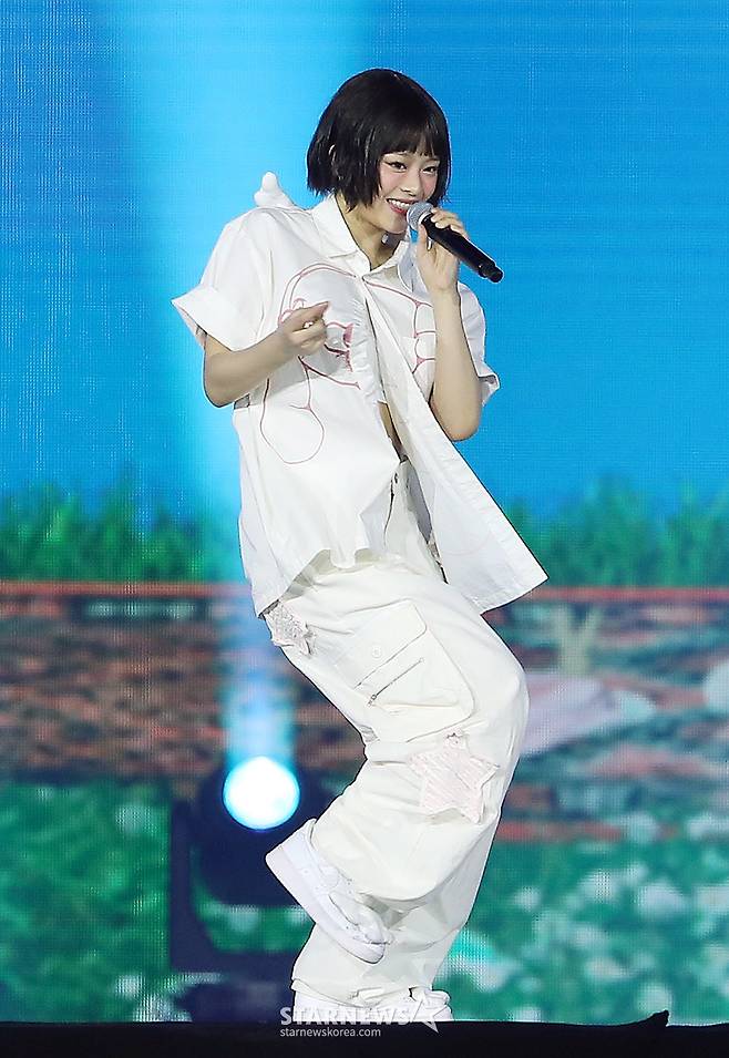 뉴진스 하니 '귀여움 가득 단발 하니'[AAA 스페셜 포토]