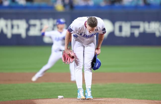 데이비드 뷰캐넌. /사진=삼성 라이온즈 제공