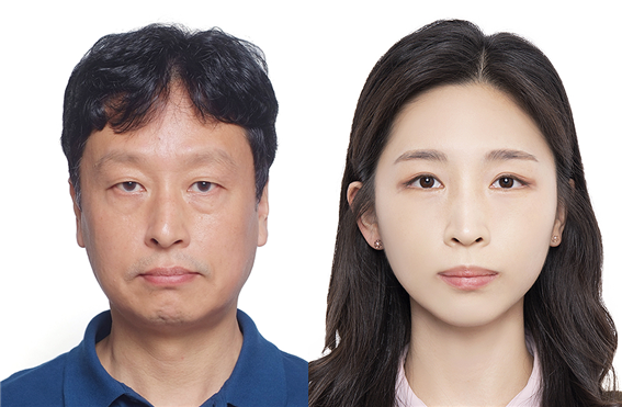 (왼쪽부터) 김정욱 광주과학기술원(GIST) 화학과 교수와 이은주 박사과정생. GIST 제공.